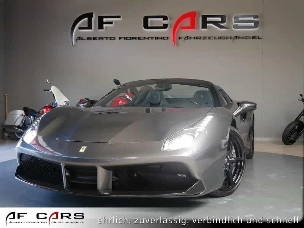 Ferrari 488 Spider Sport Abgas Kamera Carbon Lenkrad, Sc 07/2016-photo-44