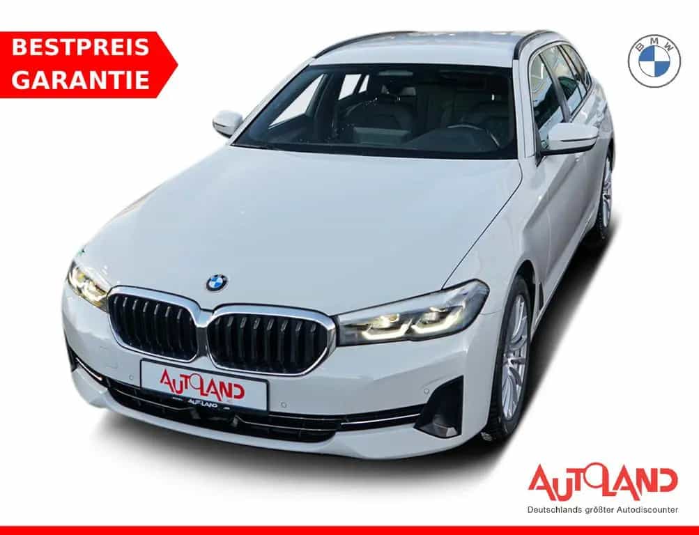 BMW 5 Series 520d Touring Aut. LED Navi Leder Kamera ACC DAB 09/2022-photo-0