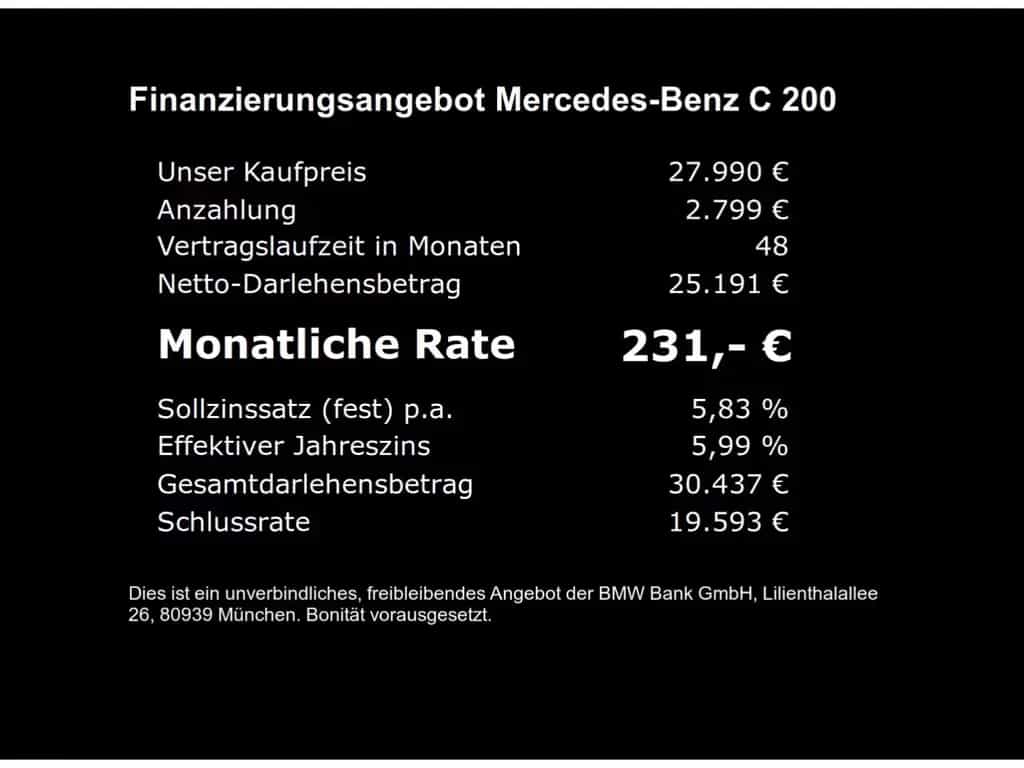 Mercedes-Benz C-Class 200 9G AMG Line NIGHT LED 01/2017-photo-7