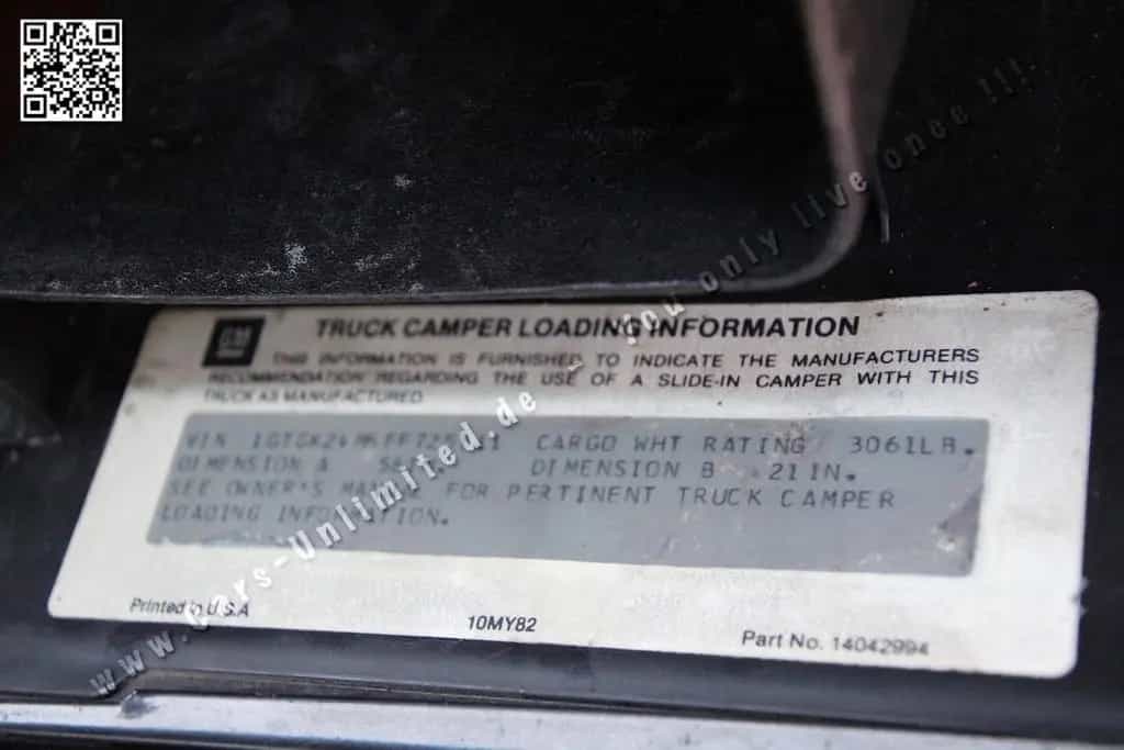 GMC Sierra Classic 4x4 LWB-K20 -FrameOff restauriert 07/1985-photo-35