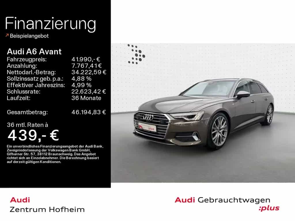 Audi A6 Avant S line 50 TDI*PANO*STDHZG*MATRIX*HUD*B& 12/2021-photo-0