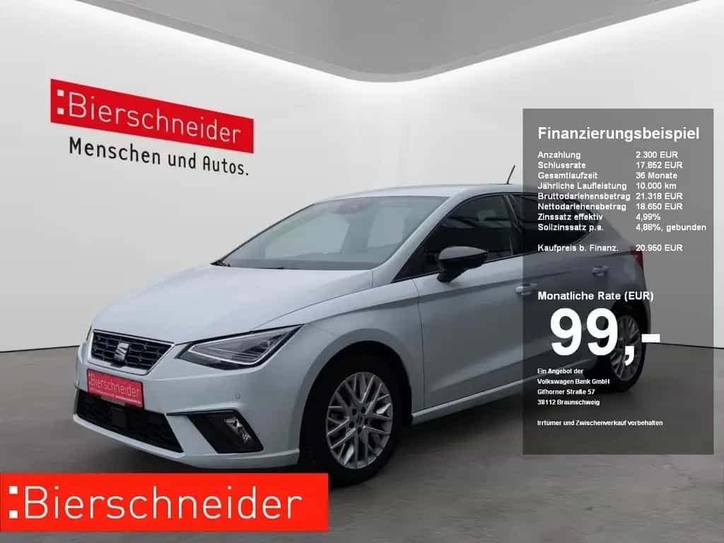 Seat Ibiza 1.0 TSI DSG FR LED NAVI ACC PDC KAMERA SHZ 01/2025-photo-0