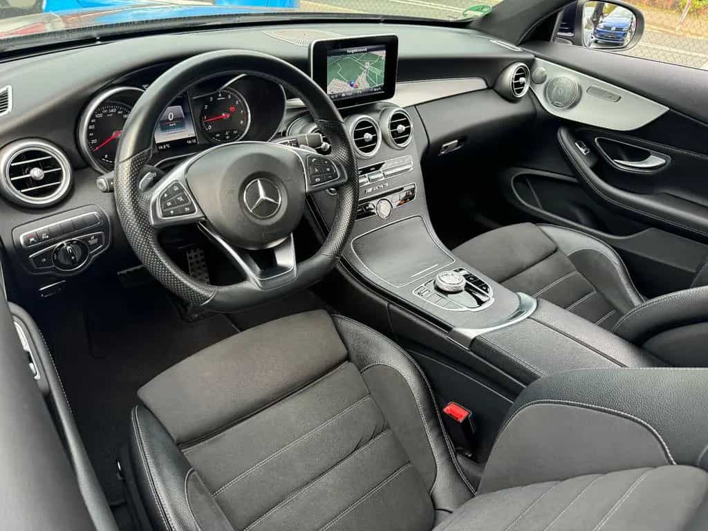 Mercedes-Benz C-Class 200 3x Amg *Burmester* Spur+Totwinkel Rkam TOP 09/2016-photo-17