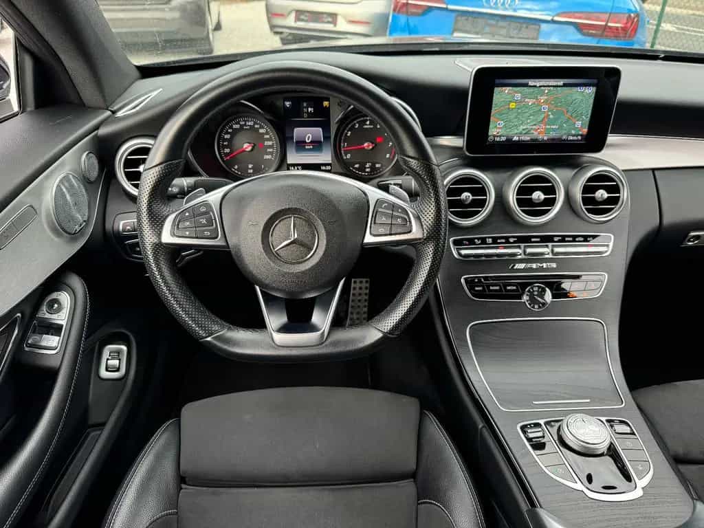 Mercedes-Benz C-Class 200 3x Amg *Burmester* Spur+Totwinkel Rkam TOP 09/2016-photo-21