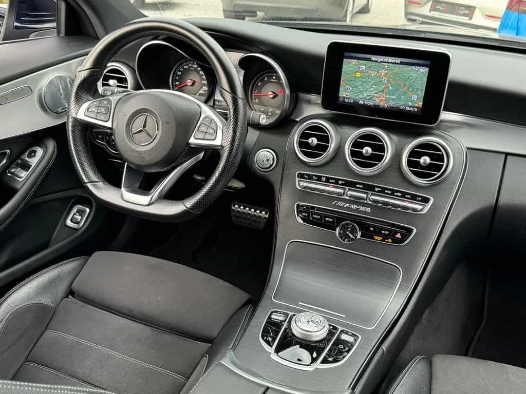 Mercedes-Benz C-Class 200 3x Amg *Burmester* Spur+Totwinkel Rkam TOP 09/2016-photo-5