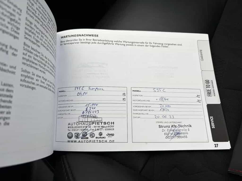 Abarth 595 Cabrio Scorpioneoro/Navi/Xenon/Apple/Klimaa. 12/2020-photo-16