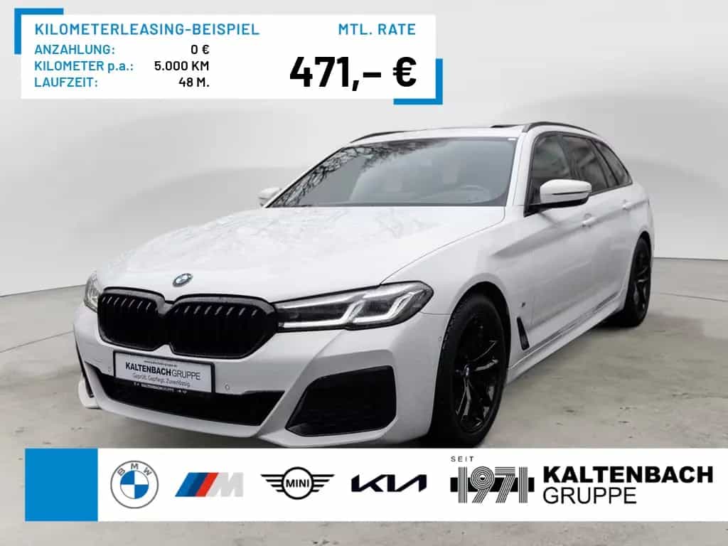 BMW 5 Series 520d Touring xDrive M-Sport PANO HUD LED W-LAN 01/2022-photo-0