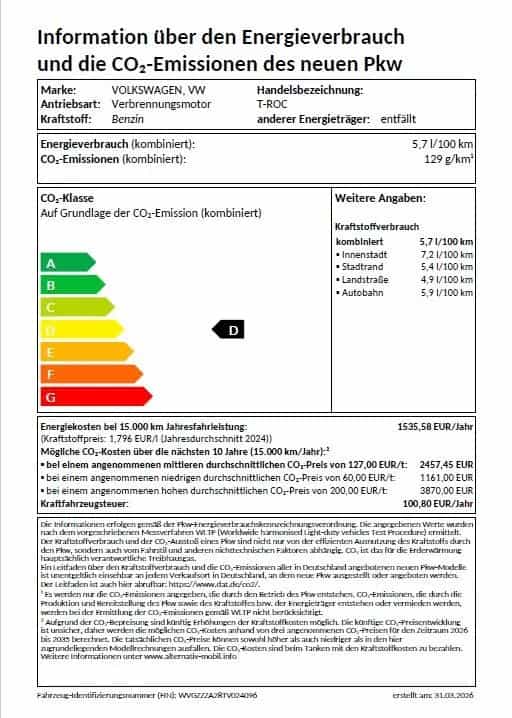 Volkswagen T-Roc 1.5 eTSI 150 PS DSG Style !! bis 25.05. !! null-photo-25