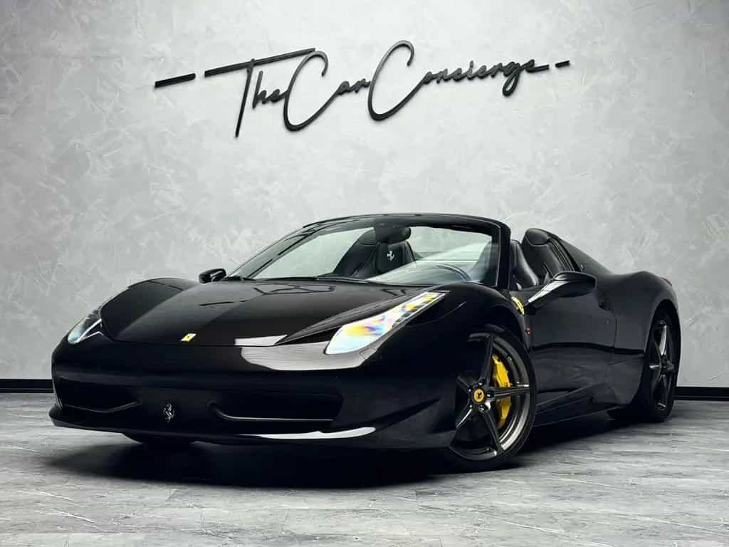 Ferrari 458 Italia Spider DE 2.HAND RACING SEATS ALCANTA 07/2012-photo-0
