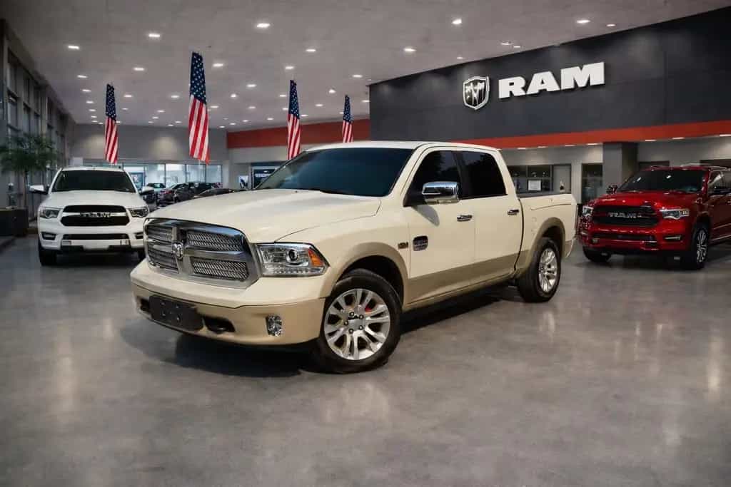 Dodge RAM 5.7*4X4*LONGHORN*RAMBOX*AHK*NAVI*CLEAN CARFAX* 12/2017-photo-0