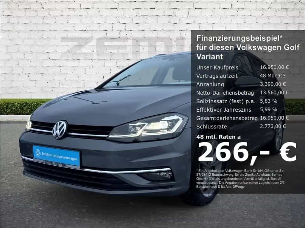 Volkswagen Golf Variant VII 1.4 TSI BMT Comfortline Massage 08/2017-photo-0