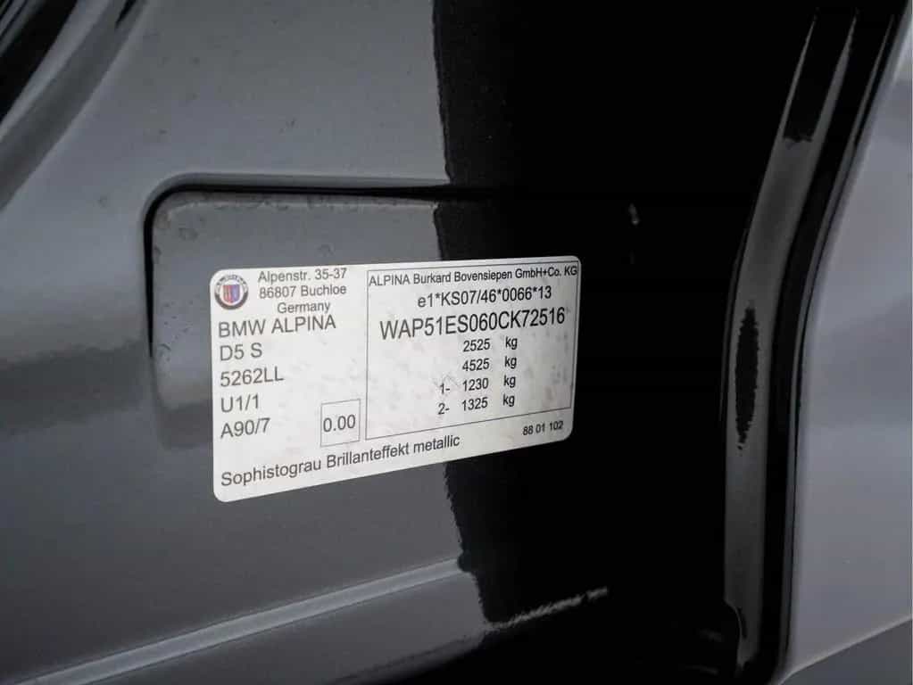 ALPINA D5 BMW ALPINA S "Limousine nr.121" ALLRAD Aut. * 09/2022-photo-40