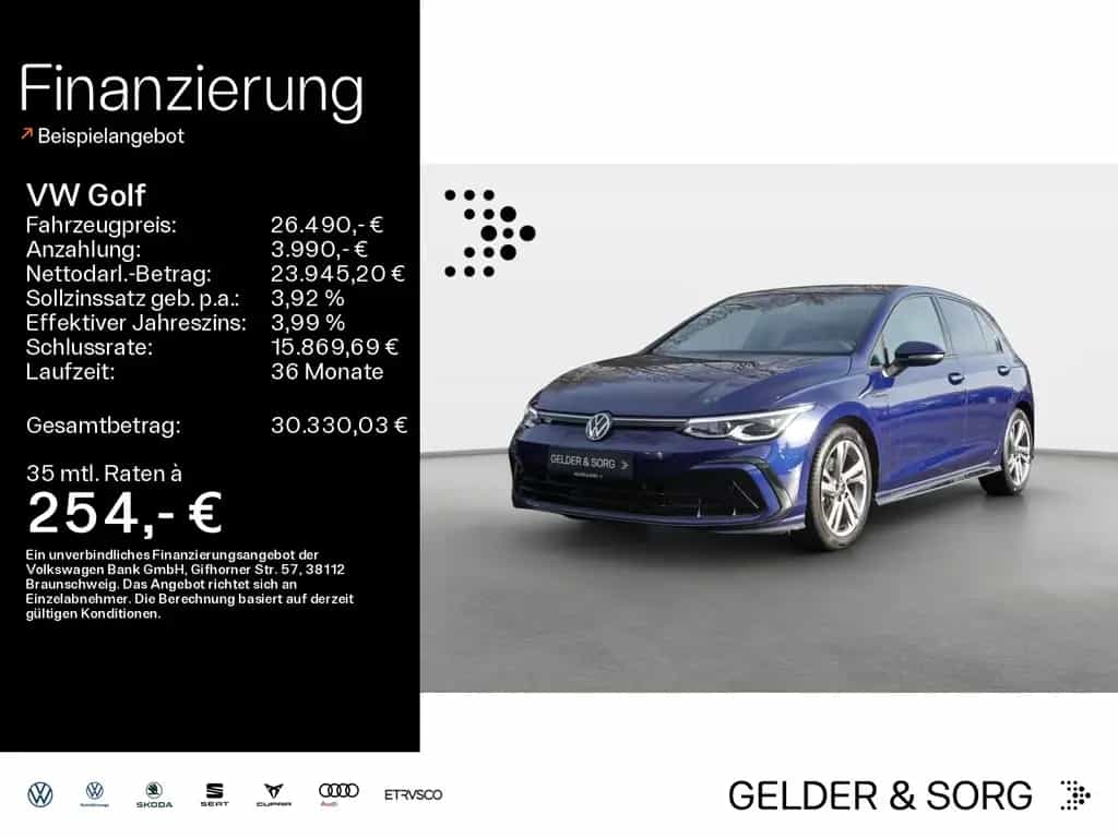 Volkswagen Golf 1.5 TSI R-Line RFK*AHK*Digital*Pano*H&K 09/2023-photo-0