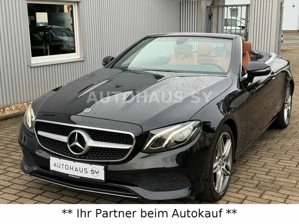 Mercedes-Benz E-Class 200 Cabrio*NAVI-LEDER BRAUN-19 ZOLL AMG-KAMERA 10/2017-photo-0
