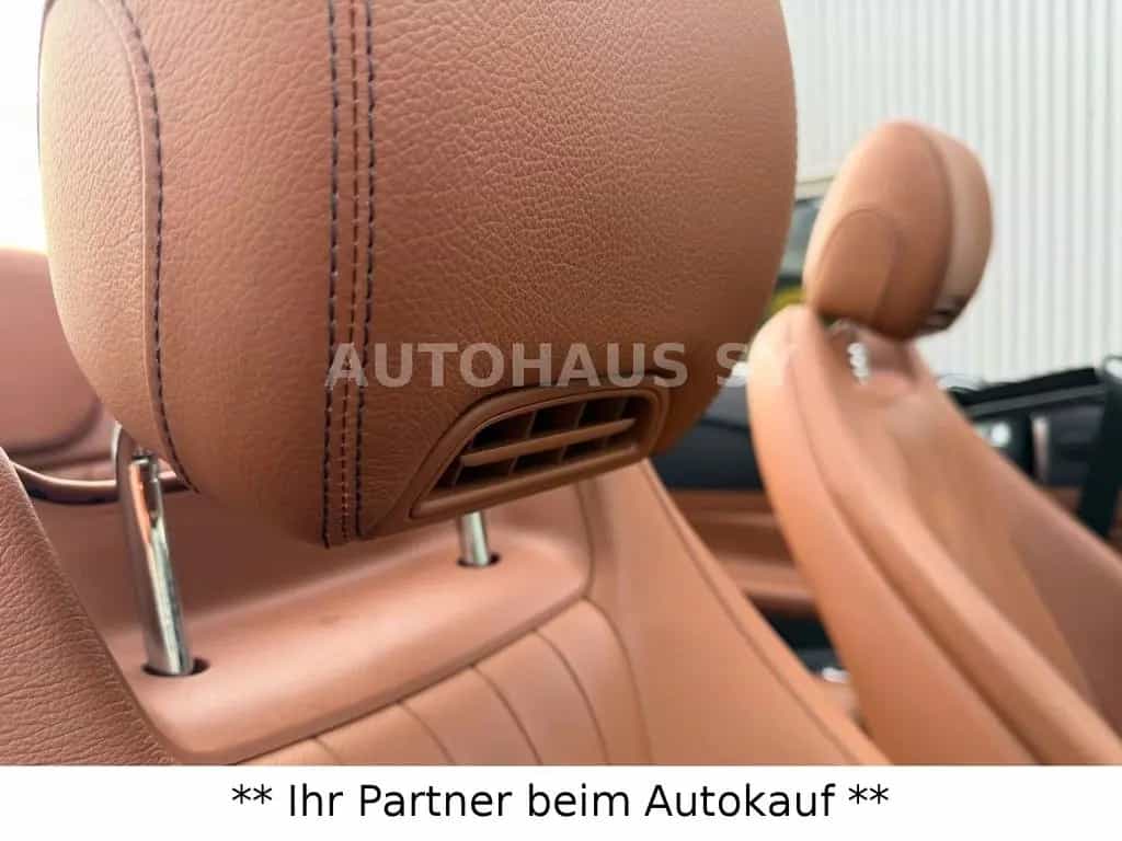 Mercedes-Benz E-Class 200 Cabrio*NAVI-LEDER BRAUN-19 ZOLL AMG-KAMERA 10/2017-photo-18
