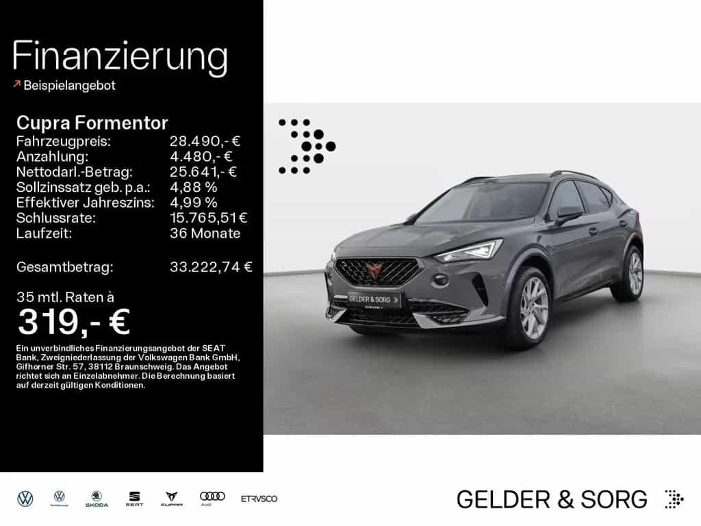 Cupra Formentor 2.0 TDI Rückfahrkamera*LED*Einparkh. 10/2023-photo-0