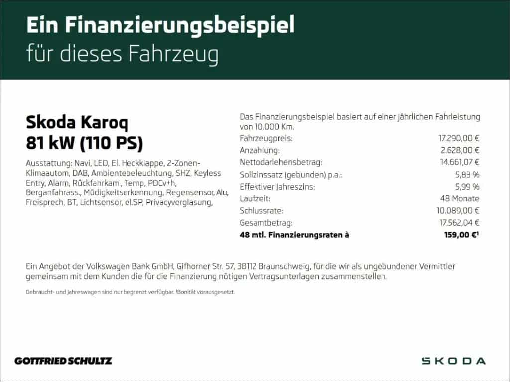 Skoda Karoq 1.0 TSI Clever LED NAVI KAM SHZ PDC LM ZV 07/2021-photo-1