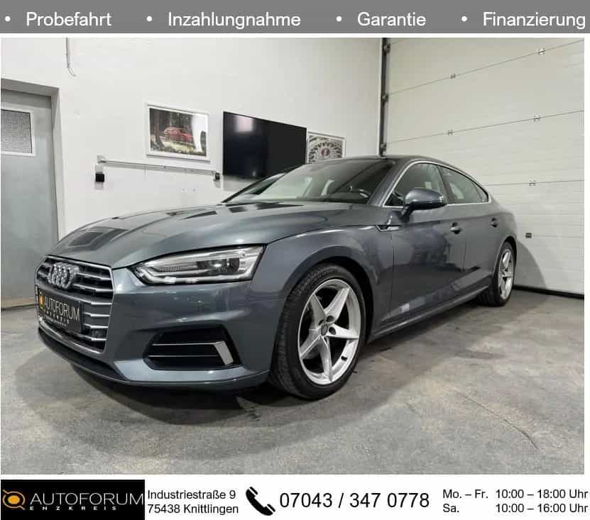 Audi A5 40TFSI S-tronic Sportback SPORT*3Z-KLIMA*NAVI 03/2019-photo-3