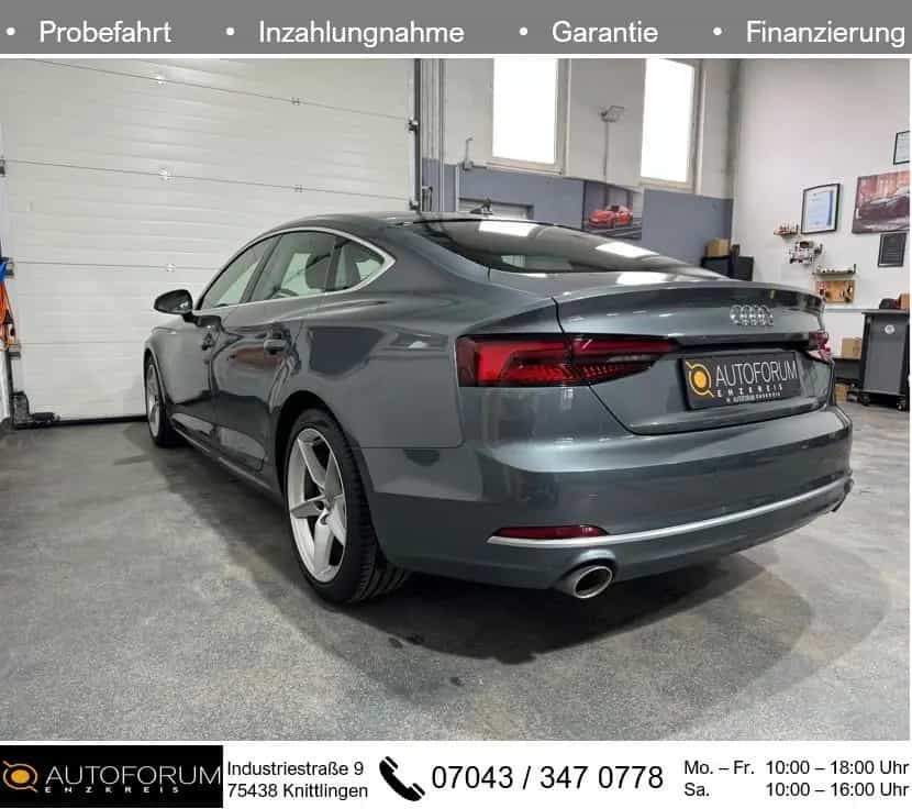 Audi A5 40TFSI S-tronic Sportback SPORT*3Z-KLIMA*NAVI 03/2019-photo-5