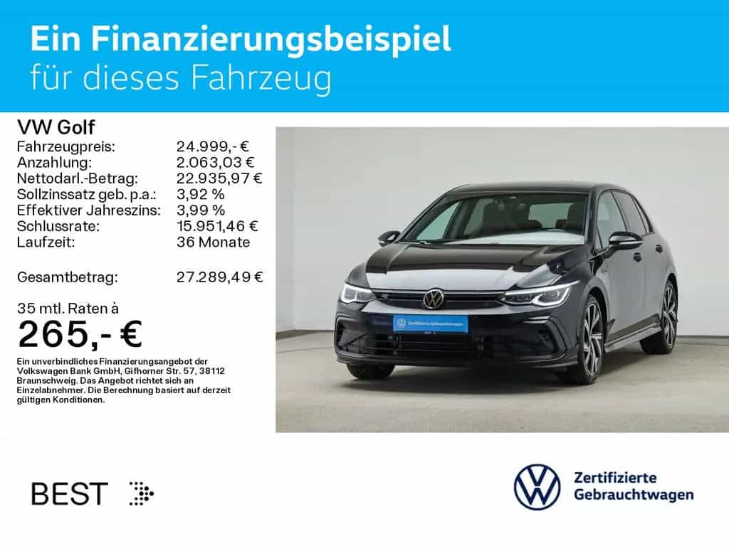 Volkswagen Golf VIII 2.0 TSI DSG R-LINE*IQ.LIGHT*PANO*PDC*S 09/2022-photo-1