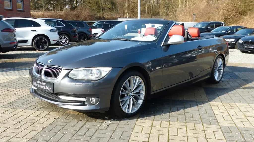 BMW 3 Series 320i Cabrio Edition Exclusive Autom. Leder Rot 05/2012-photo-0