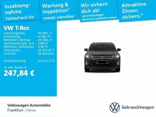 Volkswagen T-Roc Life 1.5 l TSI DSG Spurwechselassistent LE 11/2025-photo-0