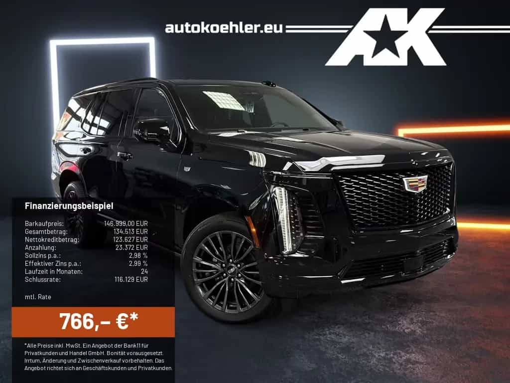 Cadillac Escalade Sport Platinum Black SUV 2026 22" AKG V null-photo-0