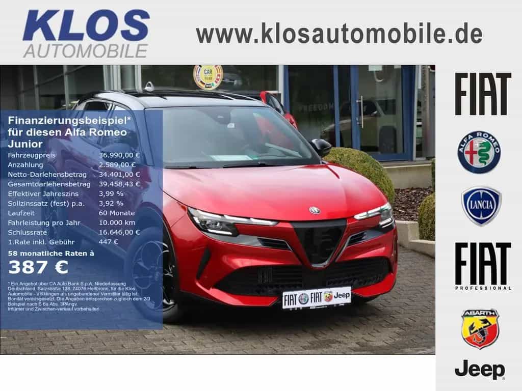 Alfa Romeo Junior IBRIDA Q4 1.2 VGT 145PS DCT6 SPORT SABELT 02/2026-photo-0