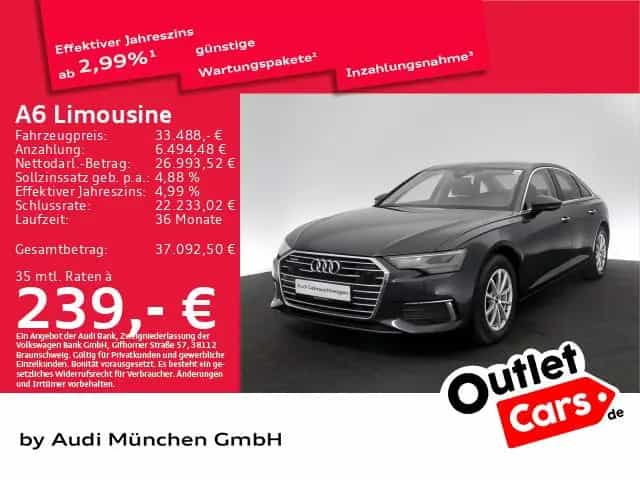 Audi A6 Limousine 45 TDI qu. S tronic Design AHK/ACC/ 12/2022-photo-0