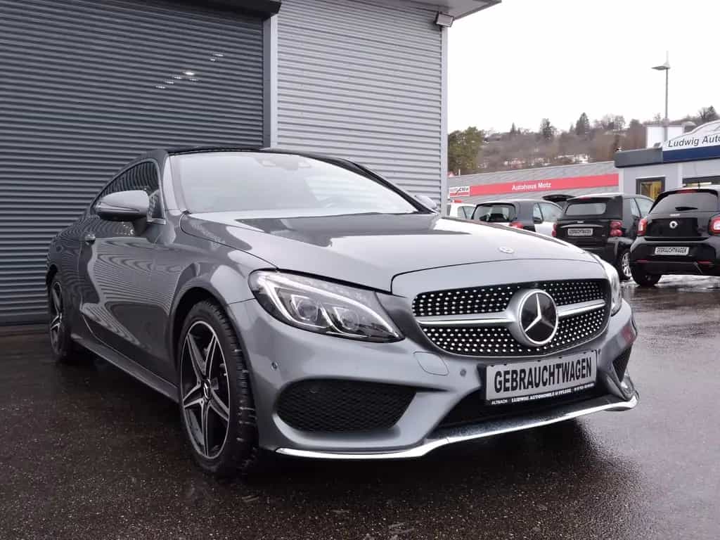 Mercedes-Benz C-Class 400 Coupe 4M +AMG+PANO+Burmester+360Kamera 10/2015-photo-2