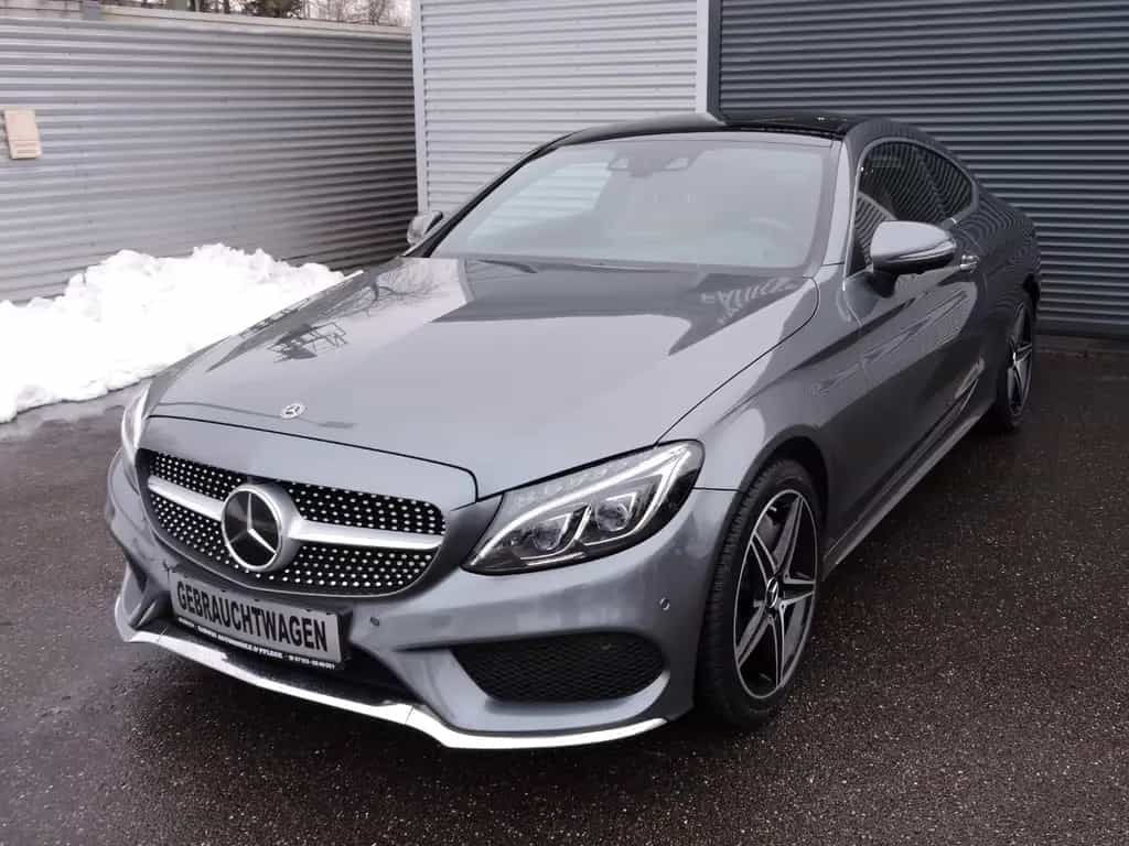 Mercedes-Benz C-Class 400 Coupe 4M +AMG+PANO+Burmester+360Kamera 10/2015-photo-3