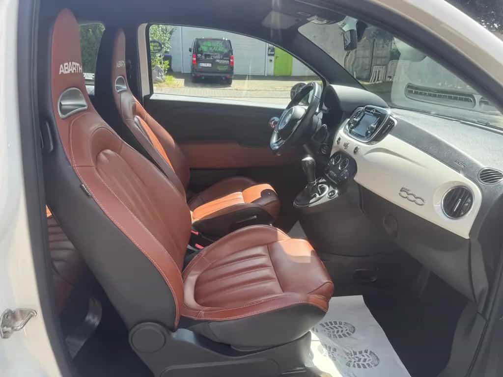 Abarth 595 Turbo-Super Optik! Leder braun*HU/AU neu! 08/2018-photo-10