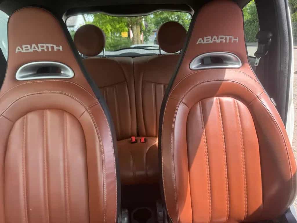 Abarth 595 Turbo-Super Optik! Leder braun*HU/AU neu! 08/2018-photo-11