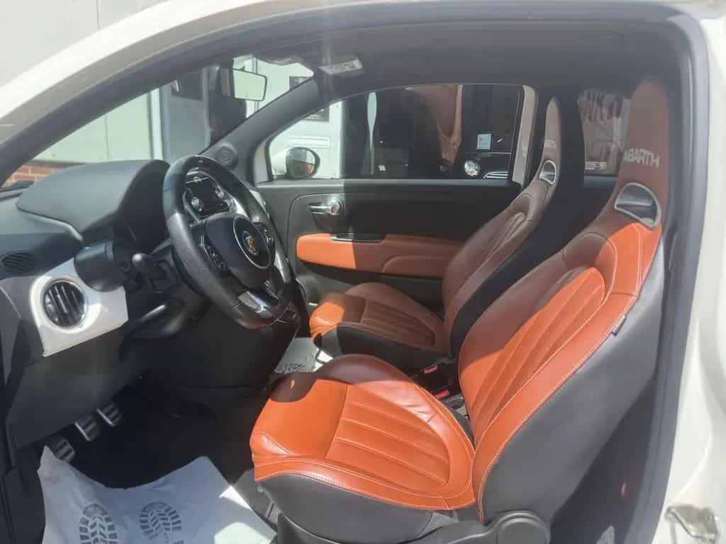 Abarth 595 Turbo-Super Optik! Leder braun*HU/AU neu! 08/2018-photo-12
