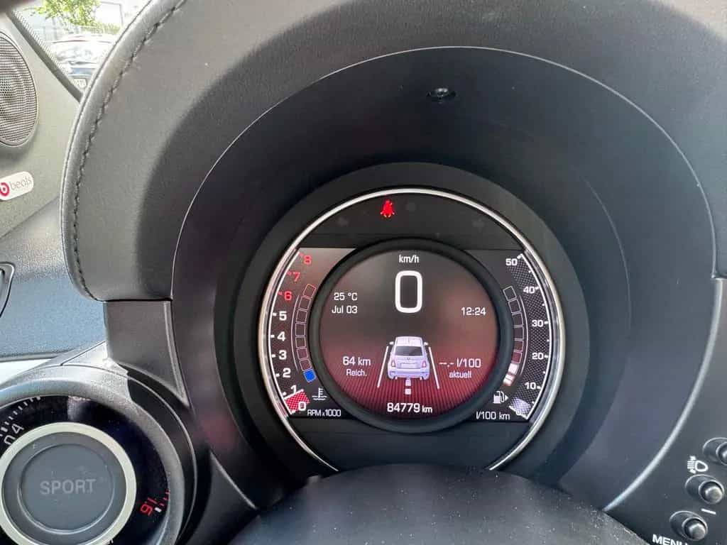 Abarth 595 Turbo-Super Optik! Leder braun*HU/AU neu! 08/2018-photo-13