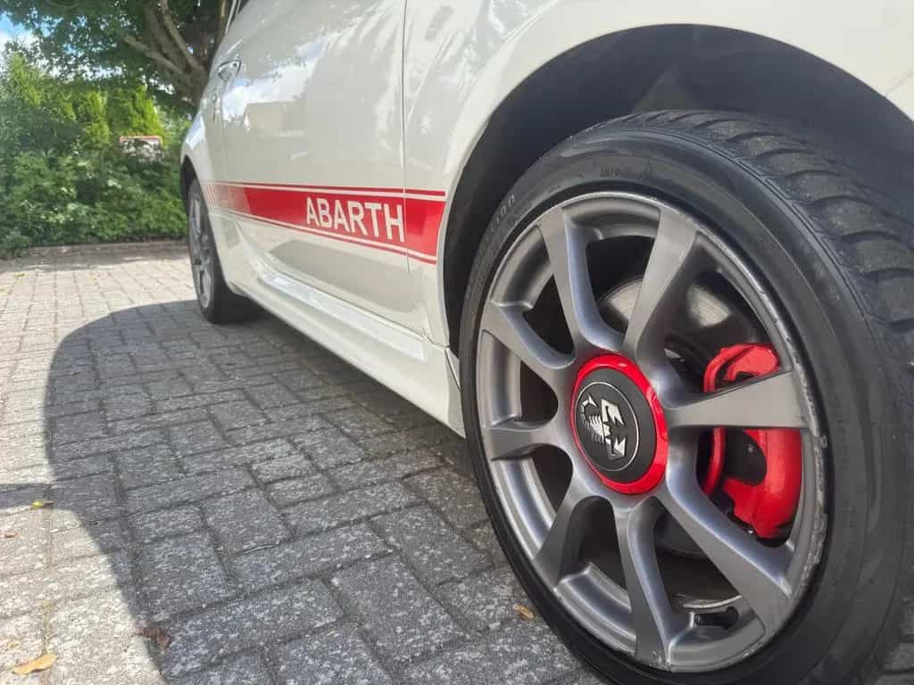 Abarth 595 Turbo-Super Optik! Leder braun*HU/AU neu! 08/2018-photo-17