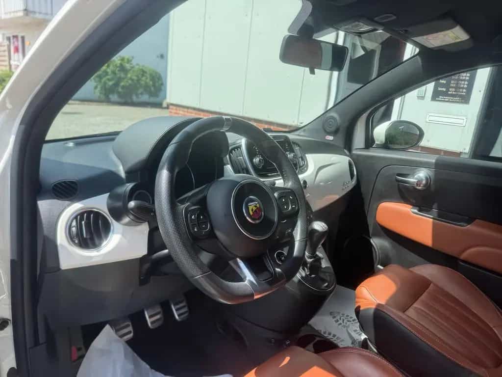 Abarth 595 Turbo-Super Optik! Leder braun*HU/AU neu! 08/2018-photo-9