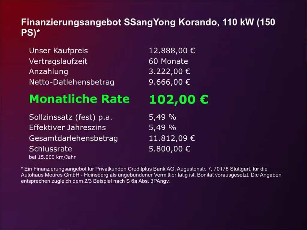 Ssangyong Korando e-XGi Quartz 4x2 Touchscreen NSW Klimaau 08/2019-photo-6