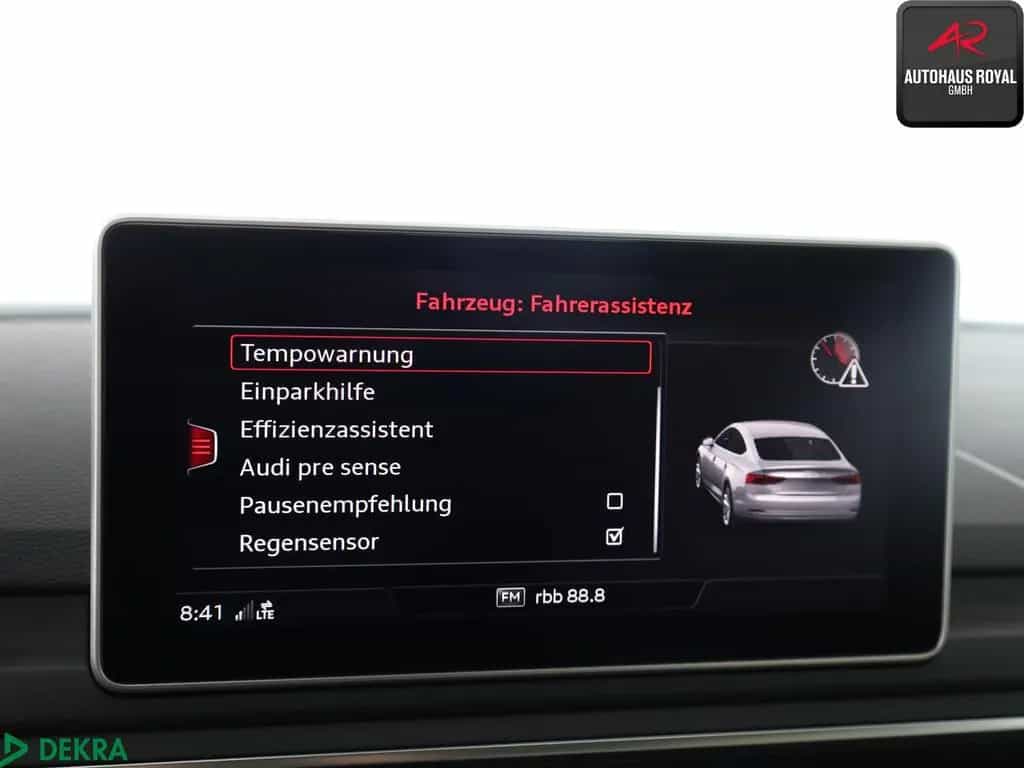 Audi A5 SB 2.0 TFSI qu S LINE 19Z KEYLESS,STANDHEIZ. 05/2017-photo-19