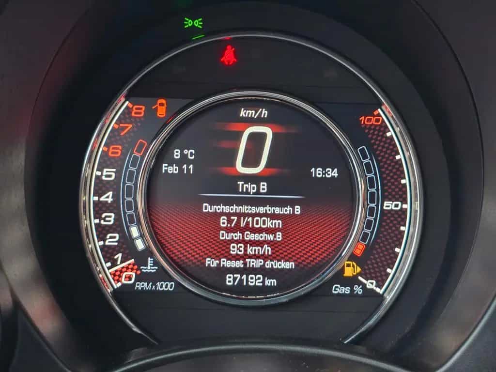Abarth 595 Custom*Bi-Xenon*PDC*Klimaauto.*Leder*SHZ 03/2016-photo-16