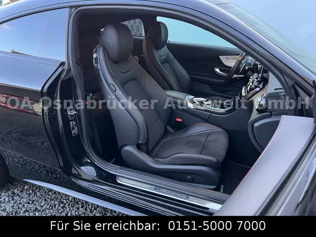 Mercedes-Benz C-Class AMG Coupe 390PS 4Matic 360°Cam Burmester LED 08/2018-photo-16