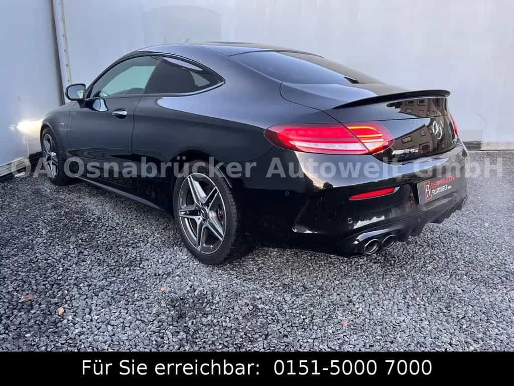 Mercedes-Benz C-Class AMG Coupe 390PS 4Matic 360°Cam Burmester LED 08/2018-photo-3