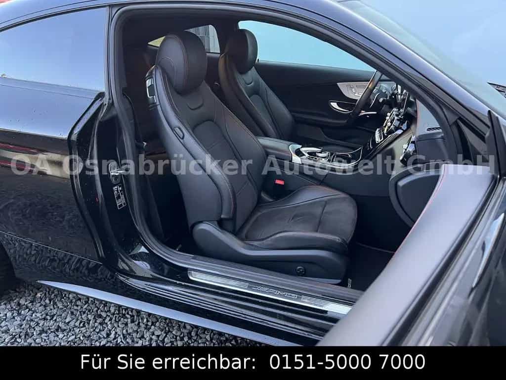 Mercedes-Benz C-Class AMG Coupe 390PS 4Matic 360°Cam Burmester LED 08/2018-photo-7