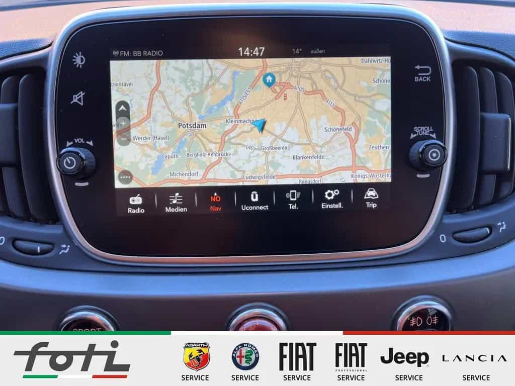 Abarth 595 Turismo 1.4 T-Jet 165PS Xenon Leder 02/2017-photo-12
