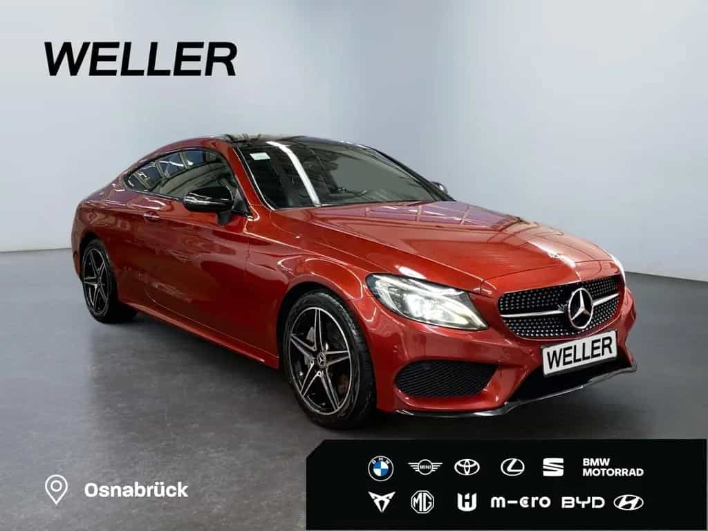 Mercedes-Benz C-Class 250 Coupe 9G-TRO AMG Line *LED*Pano*Memory*SHZ 11/2017-photo-2