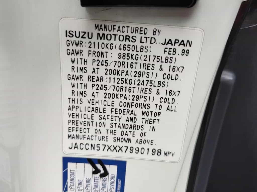 Isuzu VehiCross IRON MAN 01/1999-photo-13