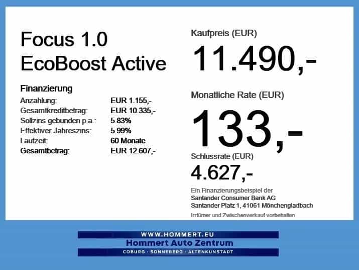 Ford Focus 1.0 EcoBoost Active Navi+Pano+SD+SHZ+Kamer 08/2019-photo-3