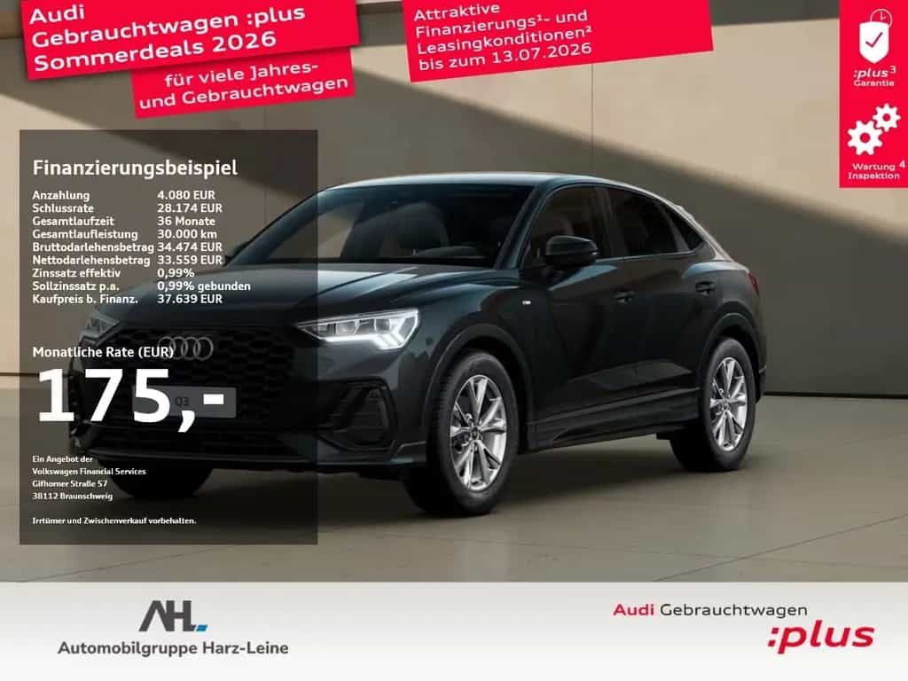 Audi Q3 Sportback 35 TFSI S line 2xKlima ACC AHK AUT 04/2025-photo-0