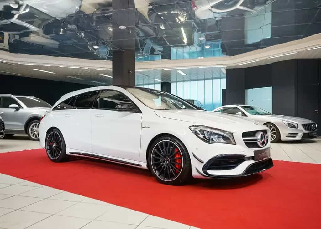 Mercedes-Benz CLA-Class 45 AMG Shooting Brake Aero Night Paket MWST 02/2019-photo-13