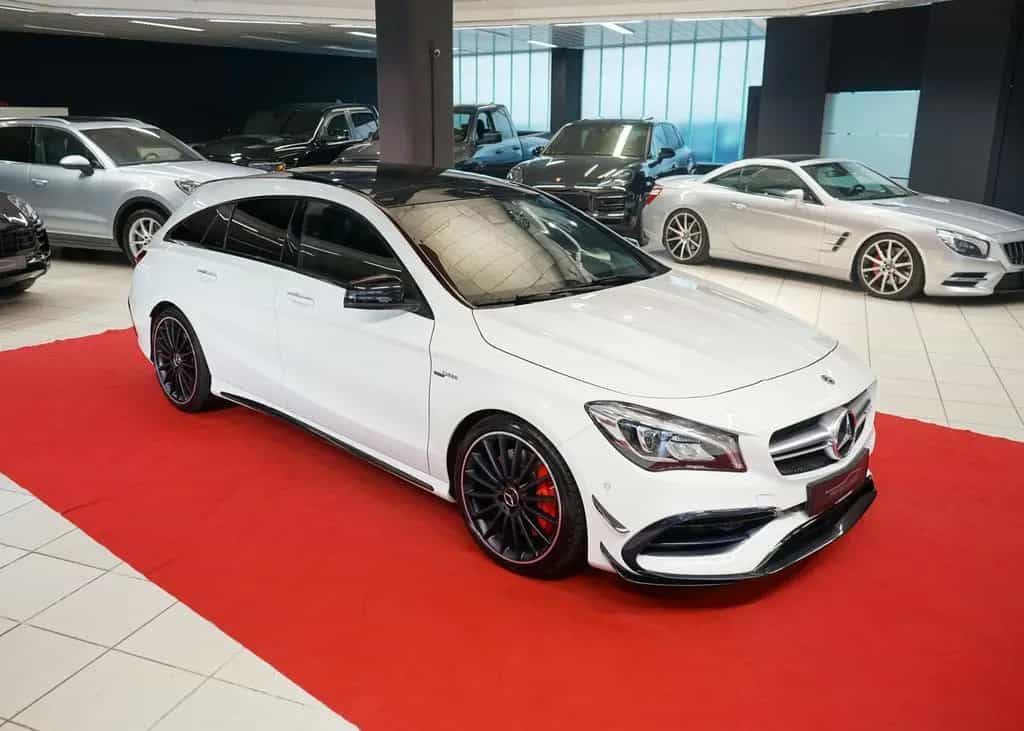Mercedes-Benz CLA-Class 45 AMG Shooting Brake Aero Night Paket MWST 02/2019-photo-14